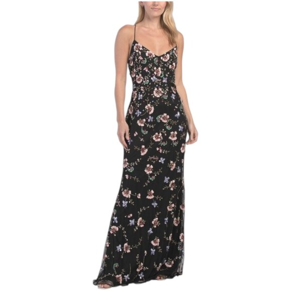 Mac Duggal Dresses & Skirts - MAC DUGGAL Sleeveless Floral Embellished Gown